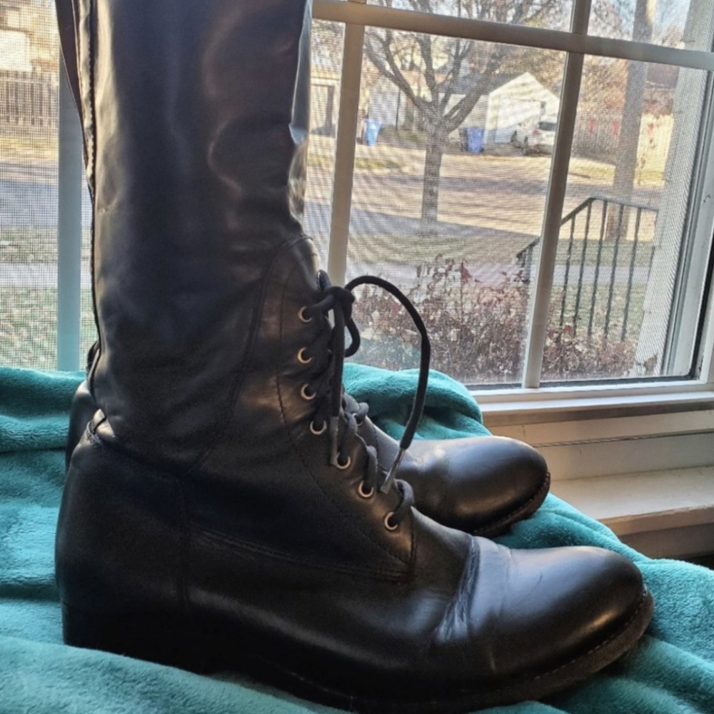 Frye Melissa Lace Up Boots